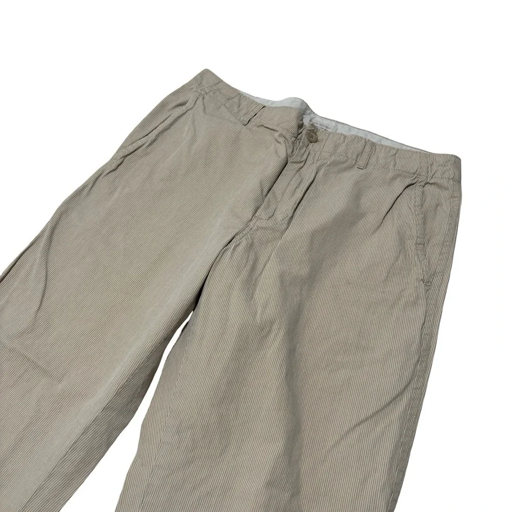 Vintage Y2K Banana Republic Baggy Striped Pants Size 35 x 32